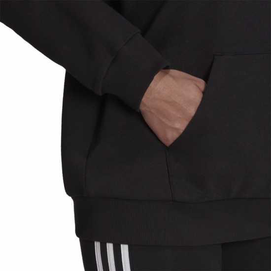 Adidas Badge Of Sport Hoodie Ladies Black/White - Дамски суичъри и блузи с качулки