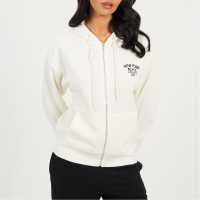 Brave Soul Bs Womens Zip Through Hooded Sweatshirt With New York Embroidery  