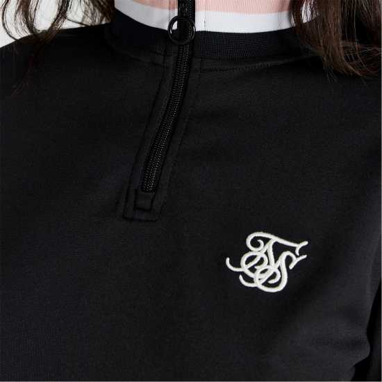 Siksilk Quarter Zip Hoodie Womens  Дамски суичъри и блузи с качулки