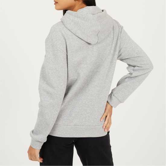 Brave Soul Zip Hoody Ld99 Grey Marl 