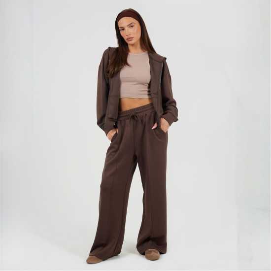 Brave Soul Bs Womens Zip Through Hooded Scuba Sweatshirt  