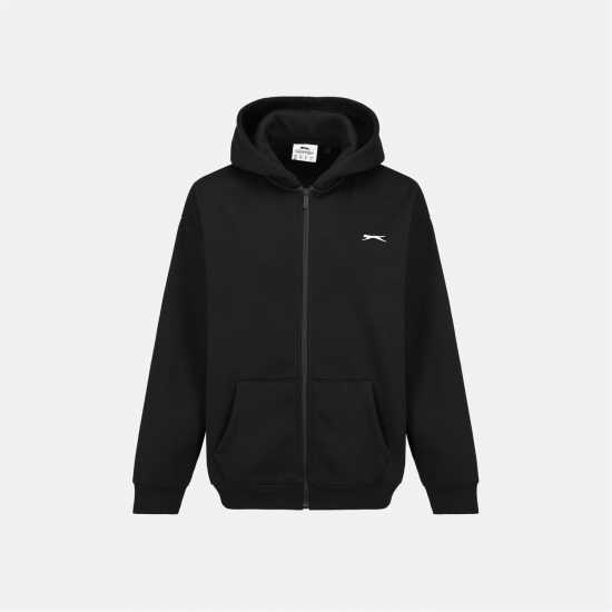 Дамски суичъри и блузи с качулки Slazenger Os Fz Hood Womens Black Slazenger Os Fz Hood Womens Black Дамски суичъри и блузи с качулки