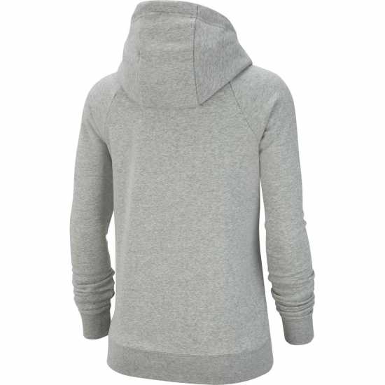 Nike Full-Zip Fleece Hoodie Grey Hth/Whi Дамски суичъри и блузи с качулки
