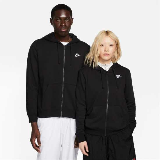 Nike Full-Zip Fleece Hoodie Black Дамски суичъри и блузи с качулки