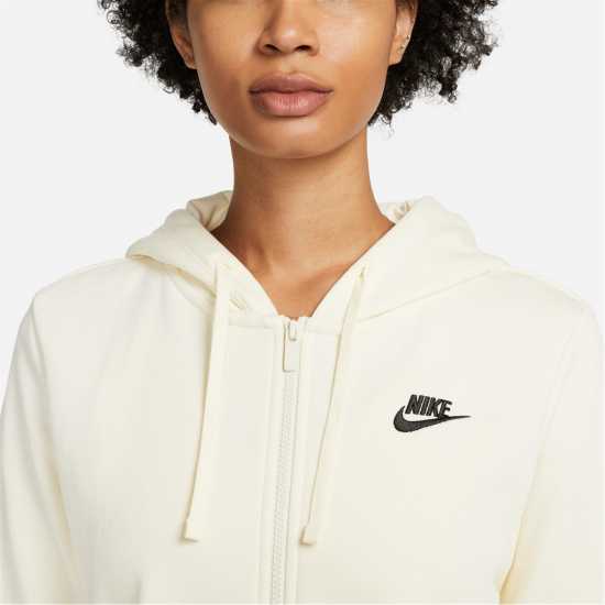 Nike Full-Zip Fleece Hoodie Coconut Milk Дамски суичъри и блузи с качулки