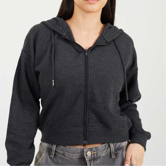 Brave Soul Zip Through Hoodie  Дамски суичъри и блузи с качулки