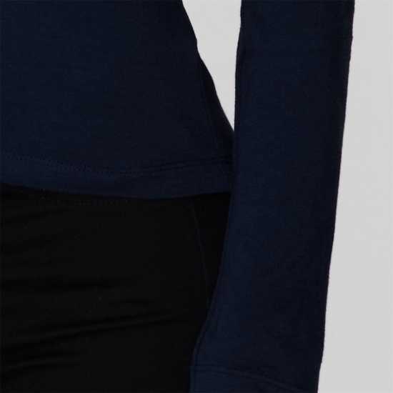 Jack Wills Trinkey Long Sleeve Ringer T-Shirt Navy Дамски тениски и фланелки