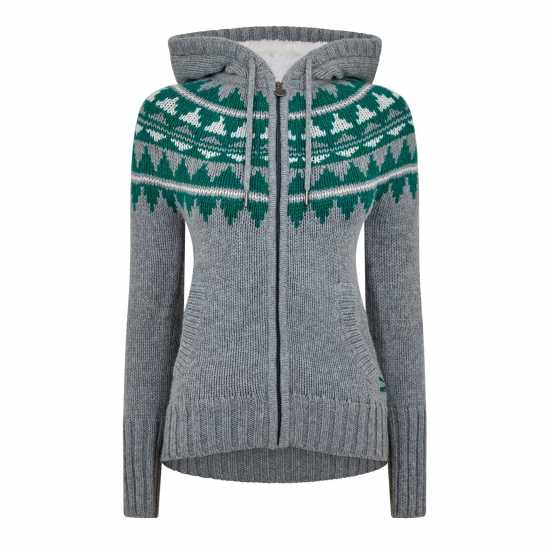 Puma Плетена Жилетка Chunky Cardigan Womens Grey 