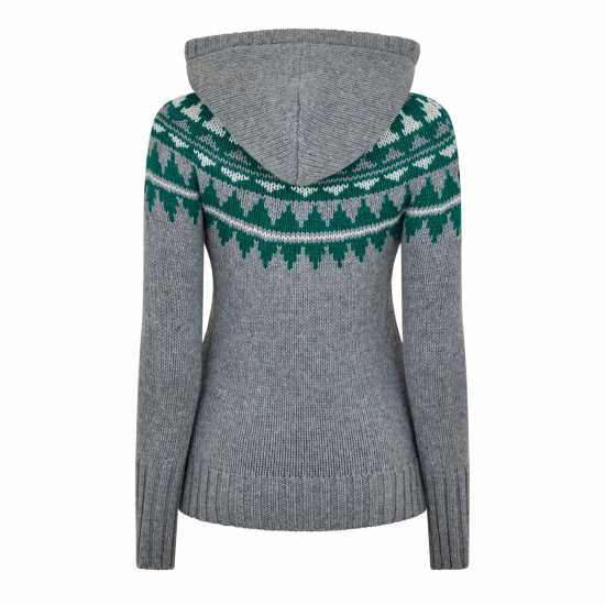 Puma Плетена Жилетка Chunky Cardigan Womens Grey 