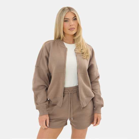 Jersey Bomber Zip Jacket Jersey Bomber Zip Jacket