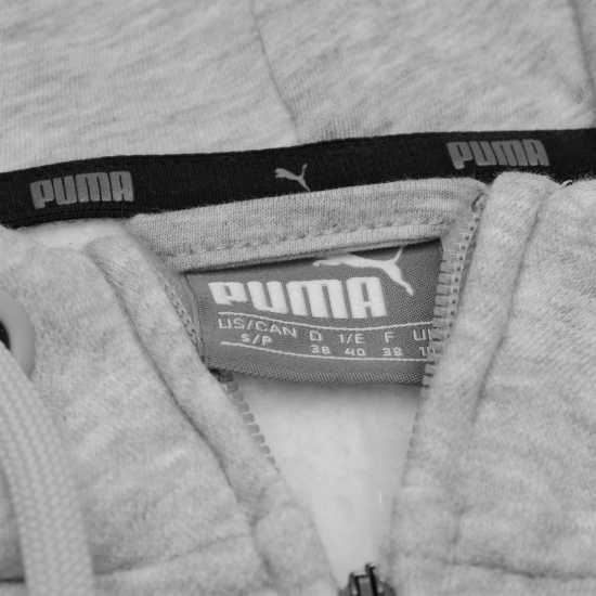 Puma No1 Logo Hoodie Ladies Grey Дамски суичъри и блузи с качулки