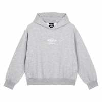 Umbro Hoodie Womens Сив меланж/Бял Дамски суичъри и блузи с качулки