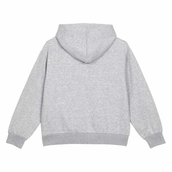 Umbro Hoodie Womens Сив меланж/Бял Дамски суичъри и блузи с качулки