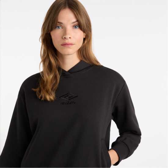 Umbro Hoodie Womens Черно/Черно Дамски суичъри и блузи с качулки