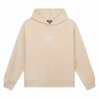 Umbro Hoodie Womens Бисквитено/Бяло Дамски суичъри и блузи с качулки