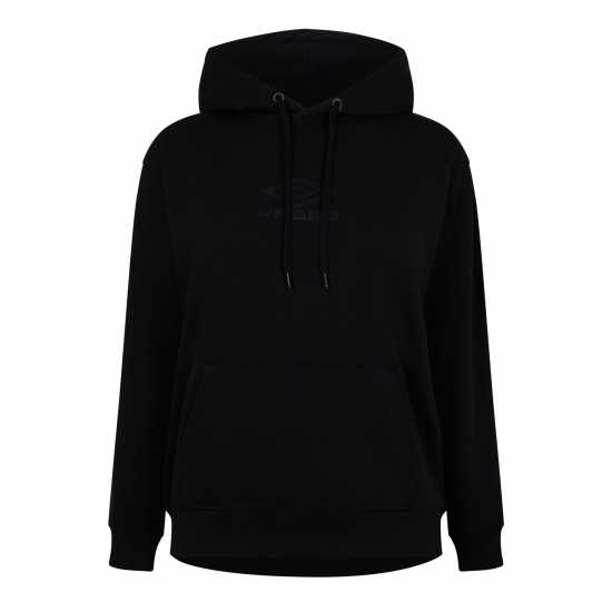 Umbro Diamond Hoodie Womens Черно / Черно Дамски суичъри и блузи с качулки