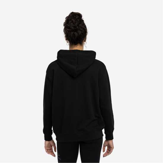 Umbro Diamond Hoodie Womens Черно / Черно Дамски суичъри и блузи с качулки