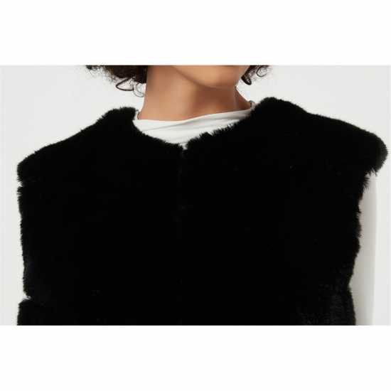Be You Faux Fur Panel Gillet  Дамски якета и палта
