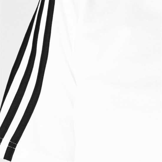 Adidas Тениска 3S Crop T Shirt Womens Бяло/Черно Дамски тениски с яка