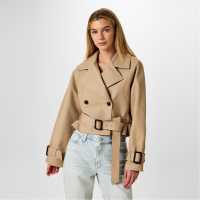 Тренчкот Cropped Trench Coat Тренчкот Cropped Trench Coat