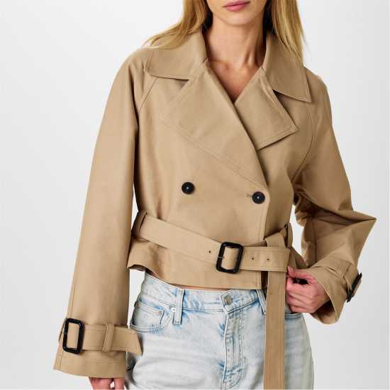 Тренчкот Cropped Trench Coat  