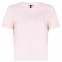 Дамски тениски и фланелки Тениска 11 Degrees Core Cropped T Shirt Лак Розово Тениска 11 Degrees Core Cropped T Shirt Лак Розово Дамски тениски и фланелки