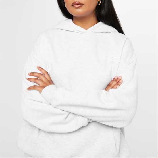 Slazenger Hoodie Womens Ледено сиво марл Дамски суичъри и блузи с качулки