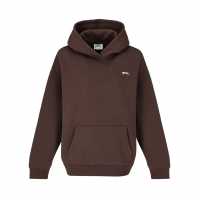 Slazenger Hoodie Womens Шоколаден браон Дамски суичъри и блузи с качулки
