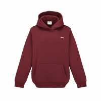 Slazenger Hoodie Womens Бордово Дамски суичъри и блузи с качулки
