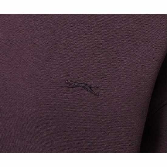 Slazenger Fleece Hoodie Womens Plum Дамски суичъри и блузи с качулки