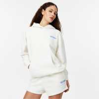 Relaxed Fit Hoodie Vintage White Дамски суичъри и блузи с качулки
