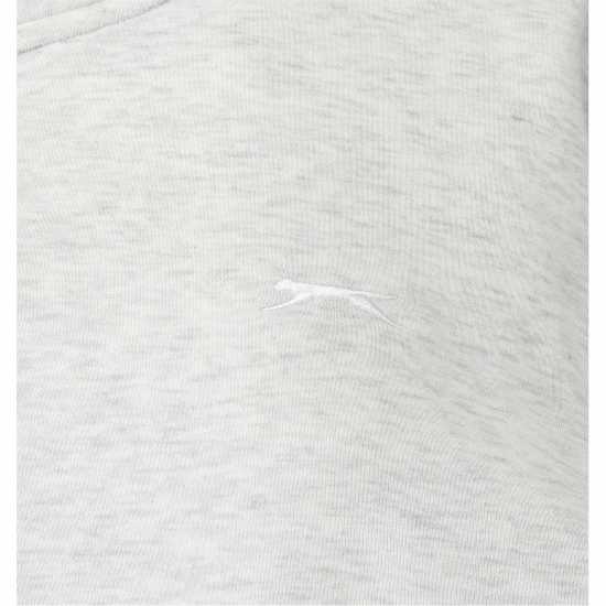 Slazenger Дамско Яке Fitted Zip Through Jacket Womens Ледено сиво марл Дамски полар