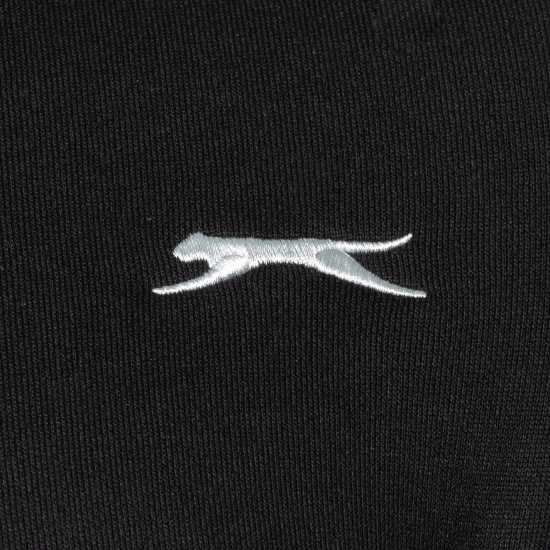 Slazenger Дамско Яке Fitted Zip Through Jacket Womens Черно Дамски полар