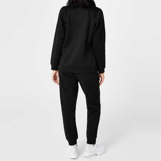 Slazenger Дамско Яке Fitted Zip Through Jacket Womens Черно Дамски полар