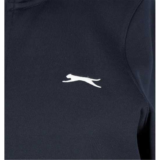 Slazenger Дамско Яке Fitted Zip Through Jacket Womens Морска синьо Дамски полар