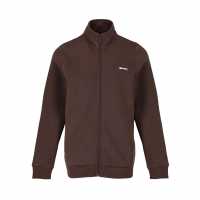 Slazenger Дамско Яке Zip Through Jacket Womens Шоколаден браон Дамски полар