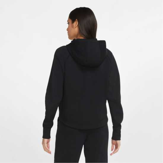 Nike Tech Fleece Zip Hoodie Womens Black Дамски суичъри и блузи с качулки
