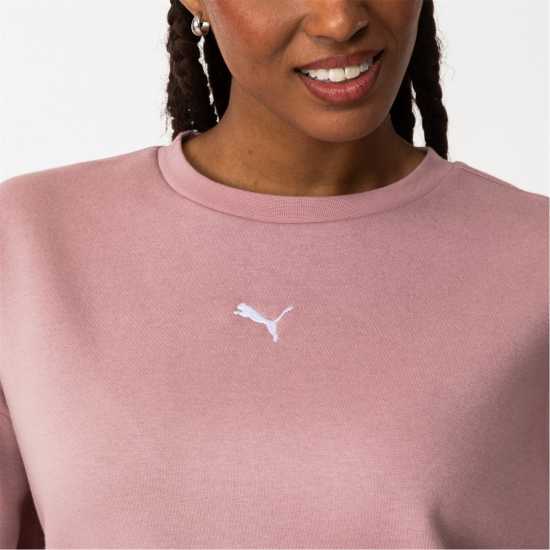 Puma Ess Oversized Crew Fl Sweatshirt Womens  