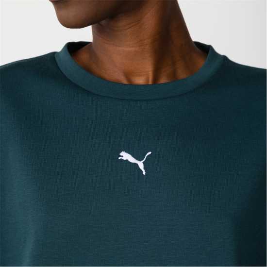 Puma Women's Oversized Sweatshirt Зелена Терен 
