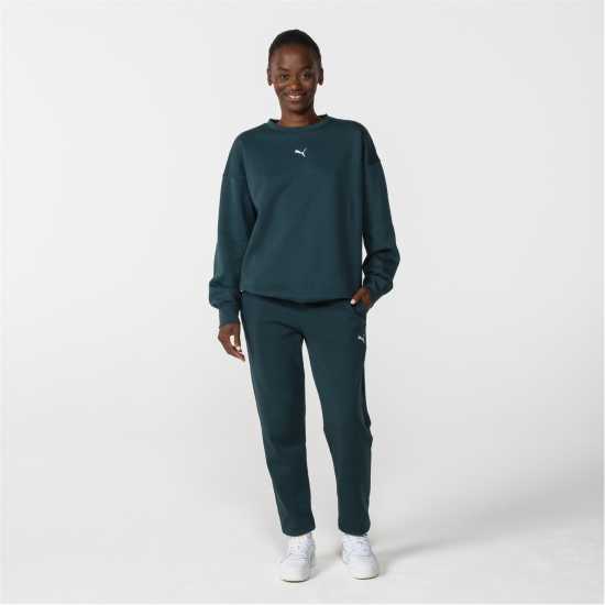 Puma Women's Oversized Sweatshirt Зелена Терен 