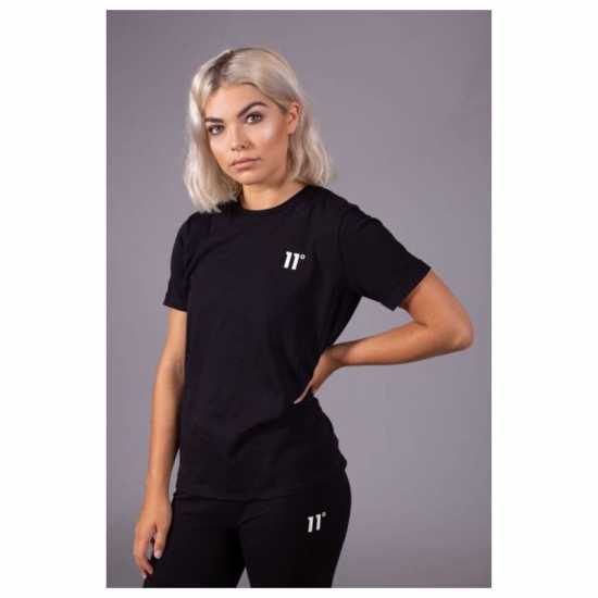 11 Degrees Core T-Shirt Black Дамски тениски и фланелки