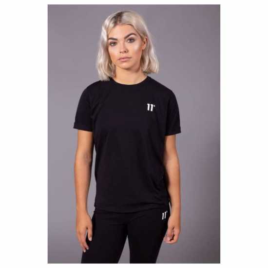 Дамски тениски и фланелки 11 Degrees Core T-Shirt Черно 11 Degrees Core T-Shirt Черно Дамски тениски и фланелки
