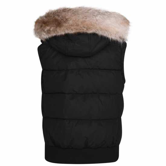 Jack Wills Heritage Puffer Gilet Womens Черно Дамски якета и палта