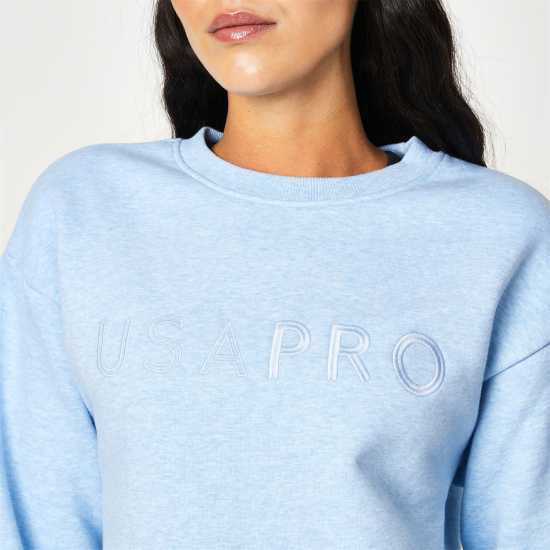 Usa Pro Classic Sweatshirt Син Марл Дамски пуловери