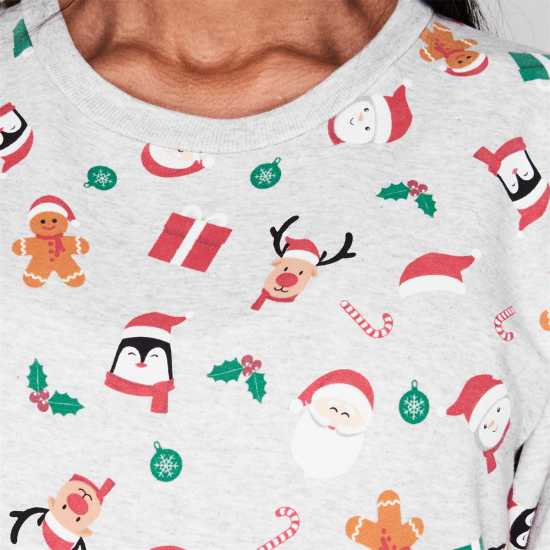 Star Дамска Блуза Обло Деколте Christmas Crew Sweatshirt Ladies