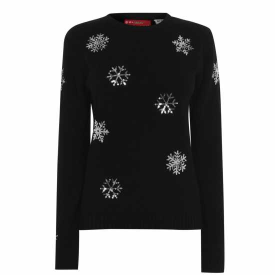 Коледни пуловери Star Плетен Дамски Пуловер Christmas Knit Jumper Ladies Star Плетен Дамски Пуловер Christmas Knit Jumper Ladies Коледни пуловери