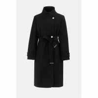 Biba Billie Belted Coat Black Дамски якета и палта