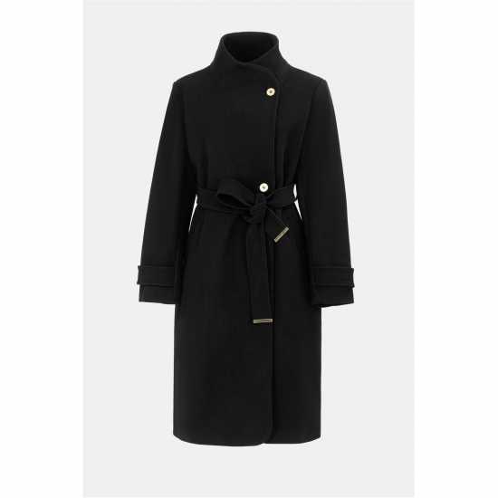 Biba Billie Belted Coat Black Дамски якета и палта