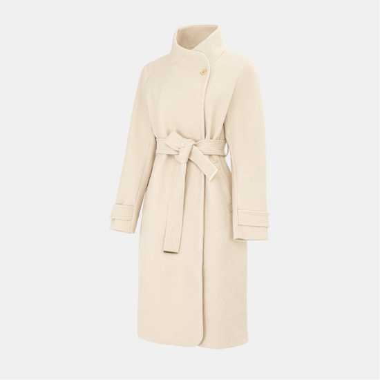 Biba Billie Belted Coat Вълна 