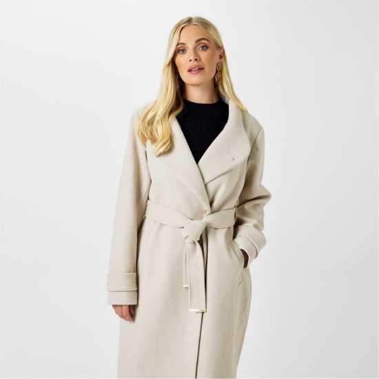 Дамски якета и палта Biba Billie Belted Coat Вълна Biba Billie Belted Coat Вълна Дамски якета и палта